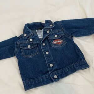 Harley Davidson baby denim shirt jacket